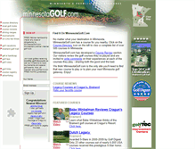 Tablet Screenshot of minnesotagolf.com